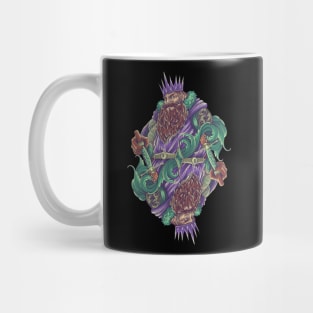 The King Card Illustration Mug